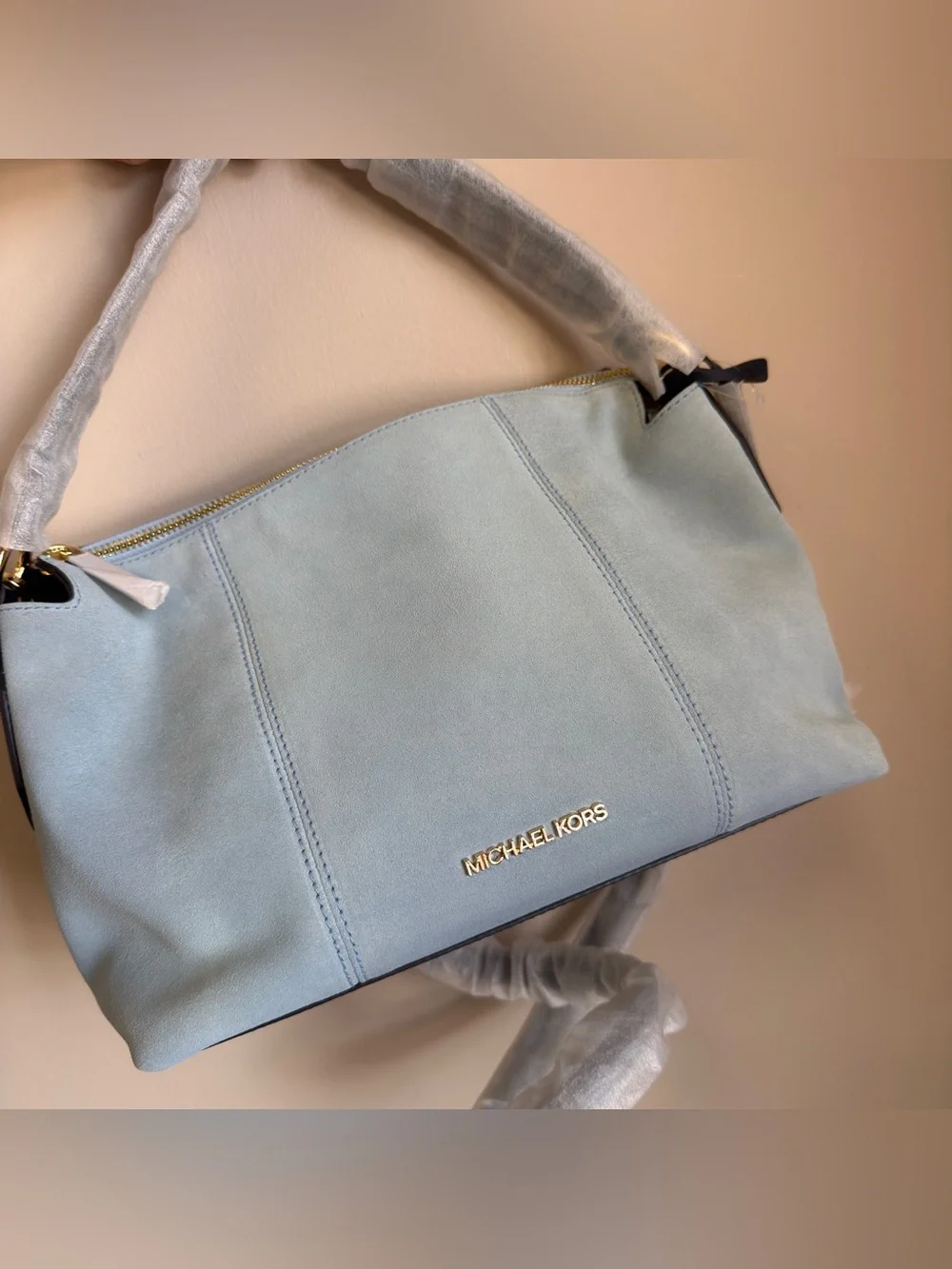 Michael Kors Brooke MD EW CONV SHLDR LEATHER